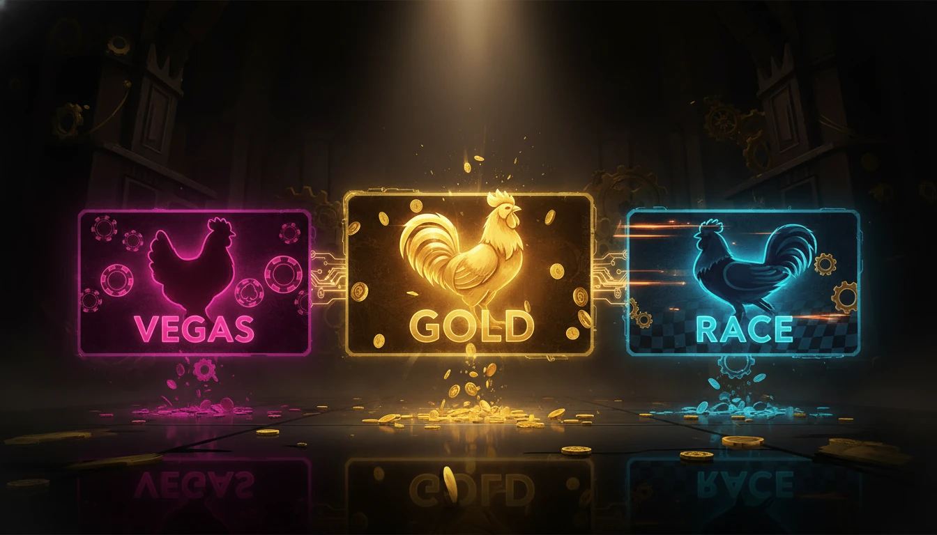 Chicken Coin Variants: Gold, Vegas & Race | Chicken Coin